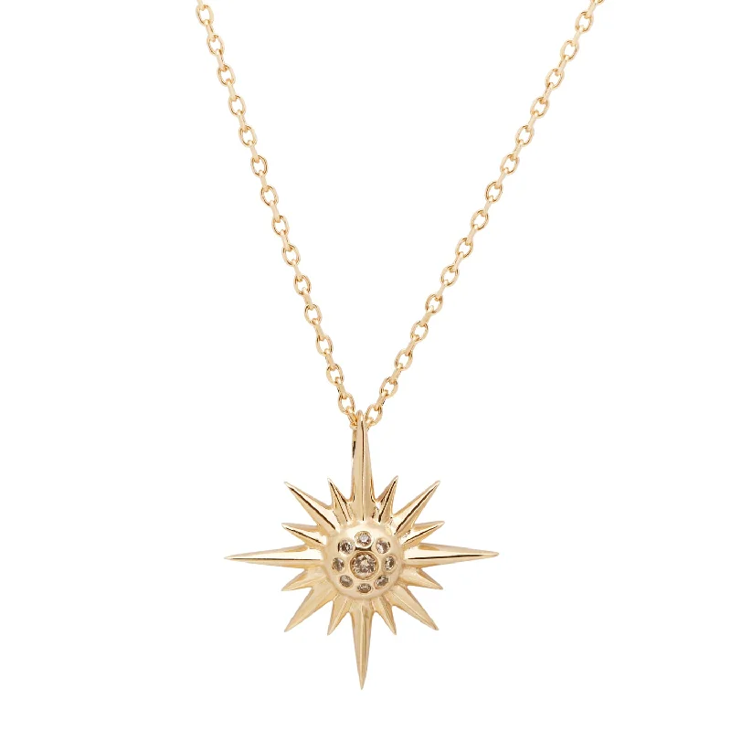 minimalist silver stacking bangles Supernova Star & Diamonds Necklace