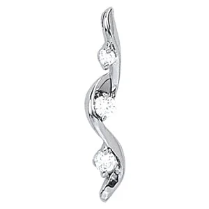celestial moon and stars ring Three Stone Diamond Pendant