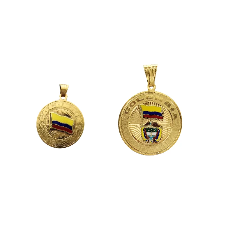 cute cat charm bracelet Colombia Medallion Pendant (14K)