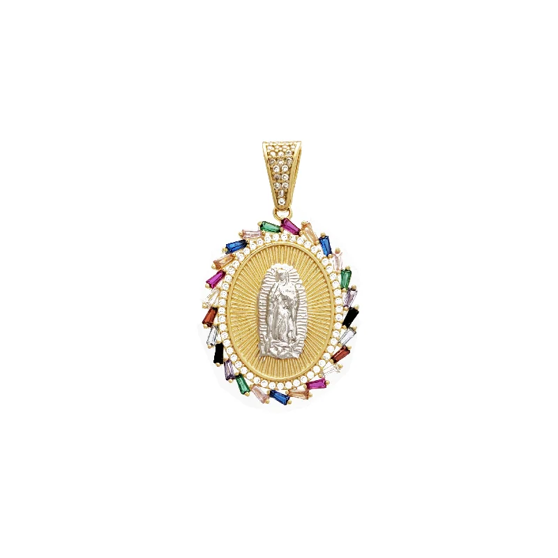 butterfly charm bracelet delicate Multi-Color Baguette Frame Virgin Guadalupe Pendant (14K) butterfly charm bracelet delicate Multi-Color Baguette Frame Virgin Guadalupe Pendant (14K)