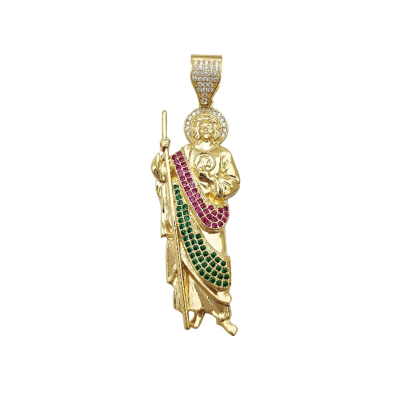 customized infinity bracelet Saint Jude Pendant (14K)