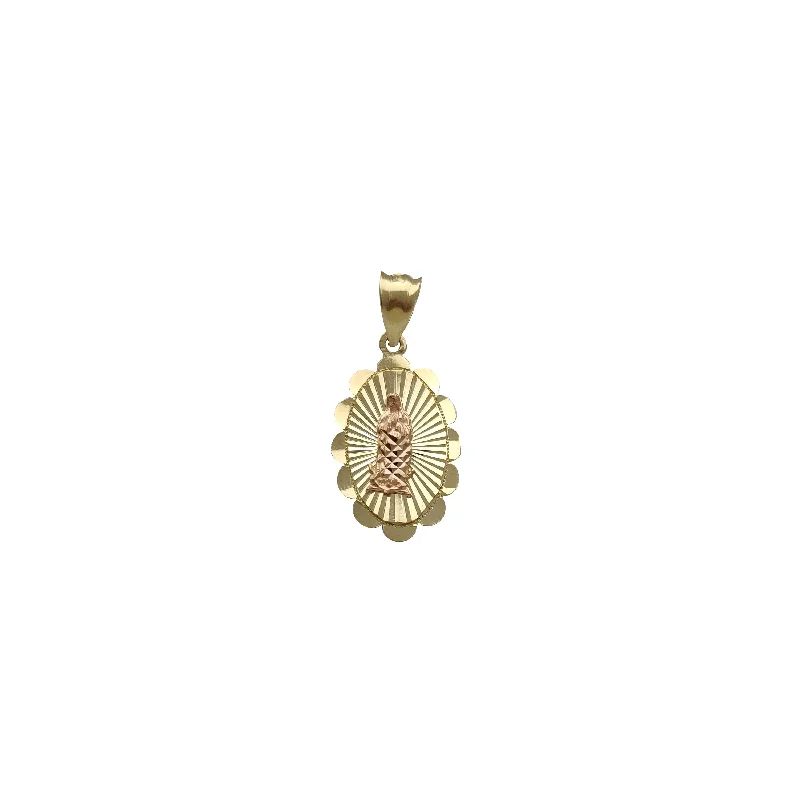 sterling silver arrow ring Yellow Gold Guadalupe Pendant (14K)